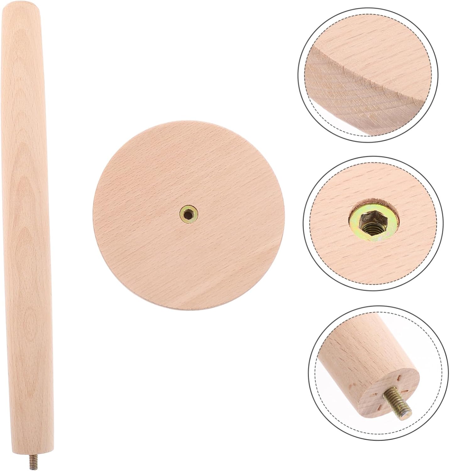 Wooden Kitchen Roll Paper Holder Vertical Paper Towel Holder Stand Industrial Towel Rack