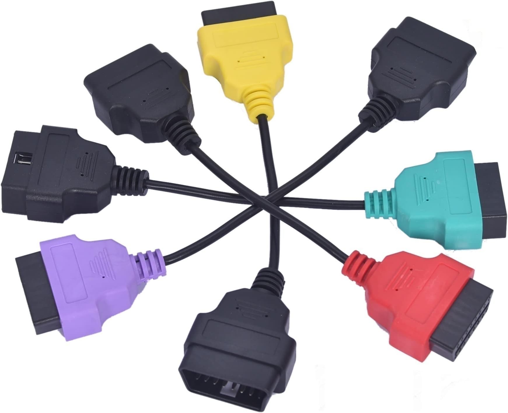 MuECUScan Mu ECU Scan ECUScan OBD OBDII Adaptors for Engine ECU Airbag ABS Power Steering CANA1 A2 A3 A4 for MultiECUScan Adapter Cable OBD2 Diagnostic ECU Scan Tool Replacement for Fiat for Lancia