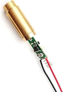 3-4.2V 650nm 200mW Red laser Dot Module 12x60mm w/Heatsink & Burning Matches