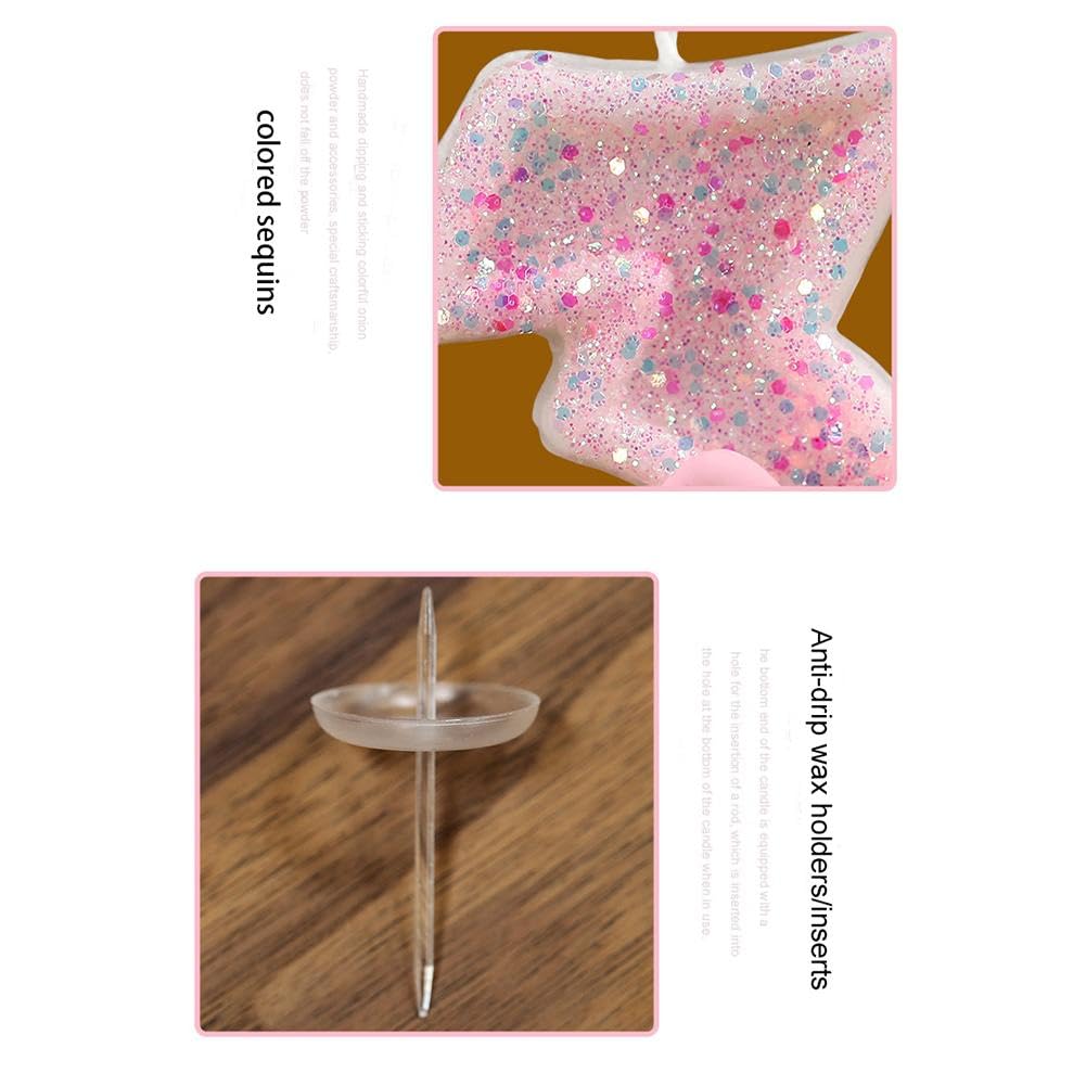 Bougies Numéro Anniversaire Paillettes - Chiffres 0 à 9 - Pour Gâteaux & Fêtes - Or Ou Argent