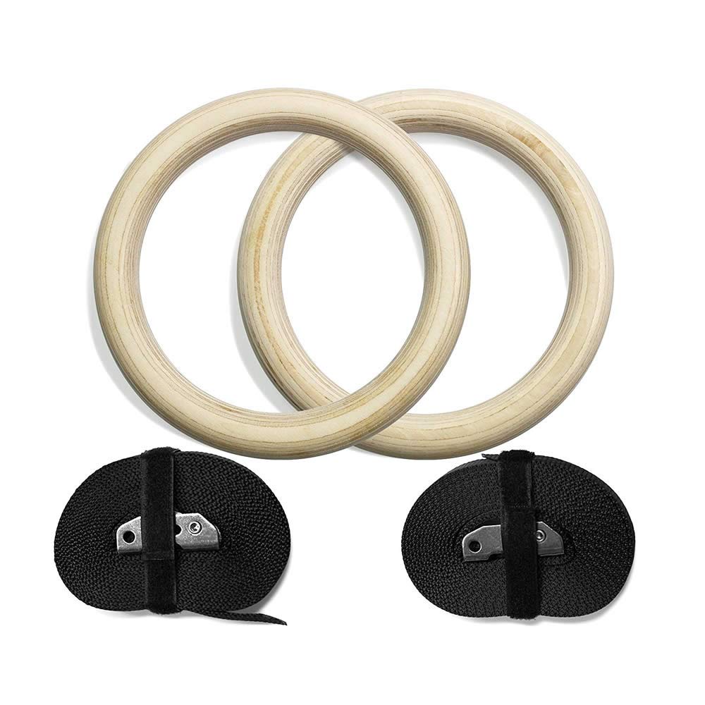 MOCOBO Turnringen, gymnastiekringen, ABS-gymnastiekringen, indoor outdoor antislip, trainingsringen, optrek-trainingsringen, ringen turnen voor gym thuis fitness