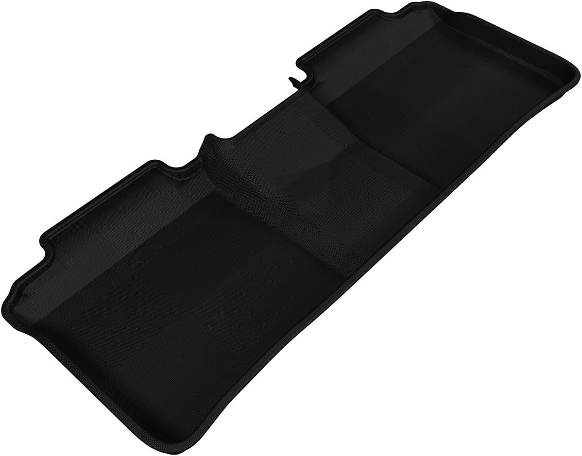 3D MAXpider L1TY13021509 All-Weather Floor Mats for Toyota Avalon 2013-2018 Custom Fit Car Floor Liners, Kagu Series (2nd Row, Black)