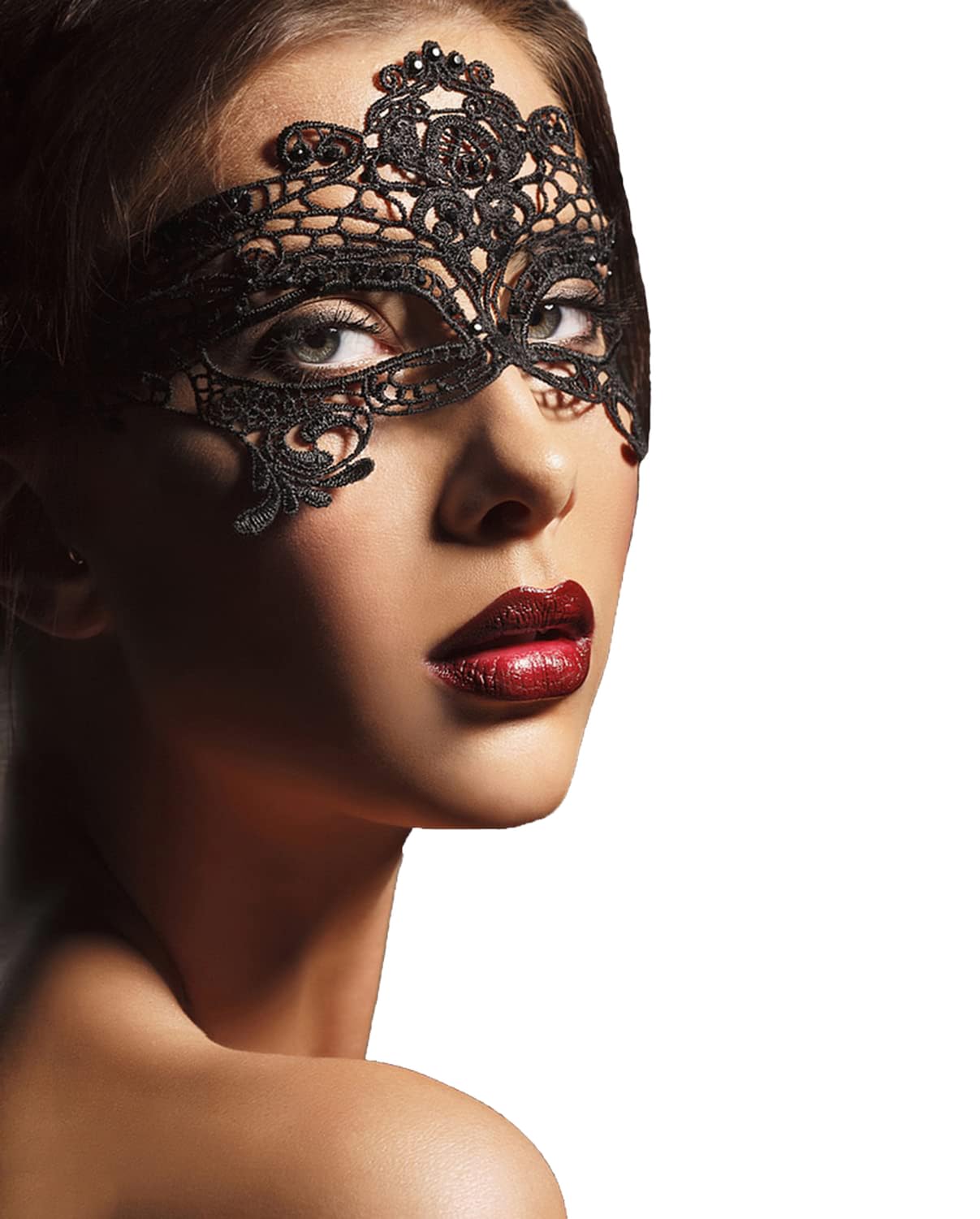 Venetian Masquerade Mask - Laser Cut Metal Mask for Ladies Parties