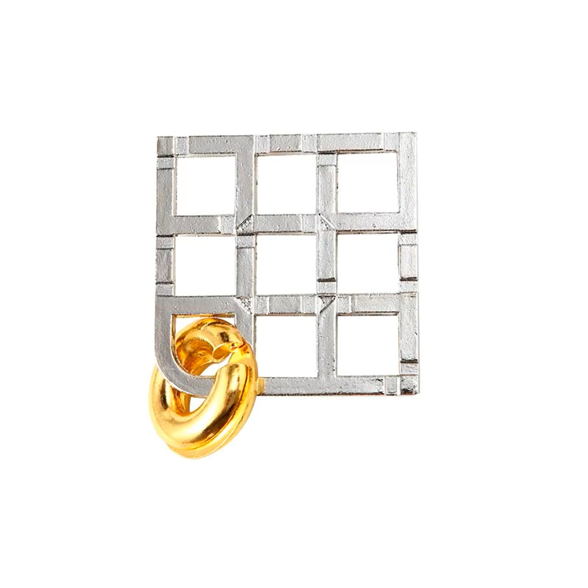 Ketsicart Alloy Metal Brain Teaser Puzzles, 3D IQ Testing Lock Puzzles, High Difficulty Mind Challenging Metal Puzzles for Adults & Kids, Assorted Metal Puzzles Set (Tian Puzzle)