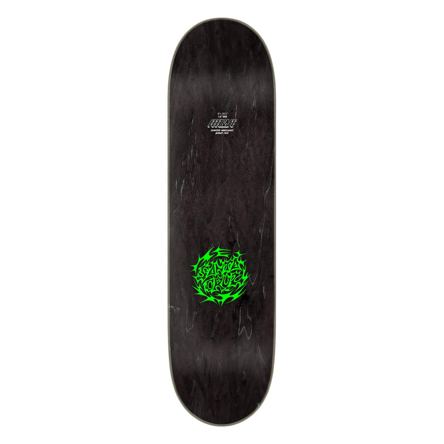 Santa Cruz Scribble Flash FeelBase - Tablas de skate (20,32 x 77,47 cm)