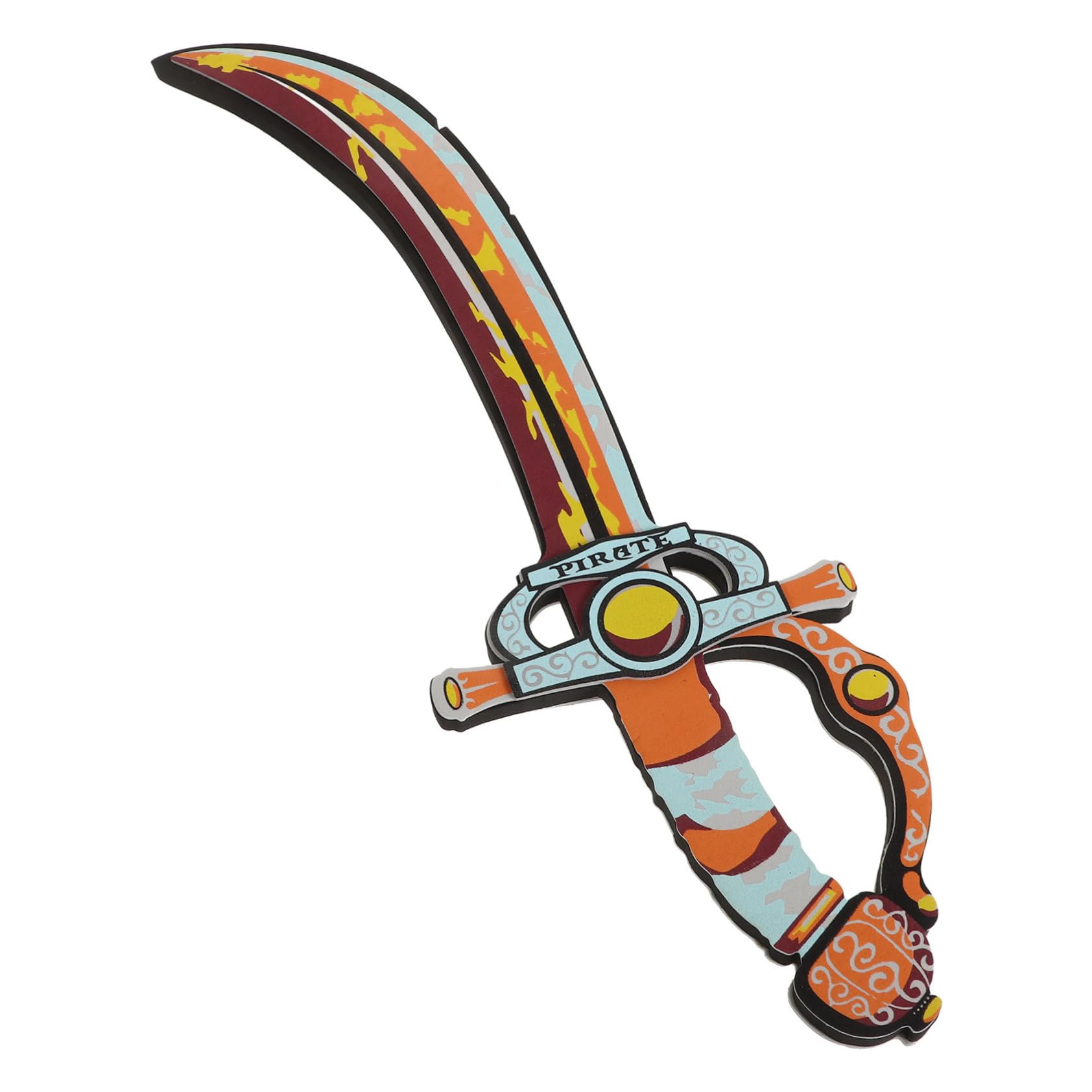 Hemoton Realistic Foam Fencing Training Sword Prop Boys and Girls Party Lightweight Vintage Design