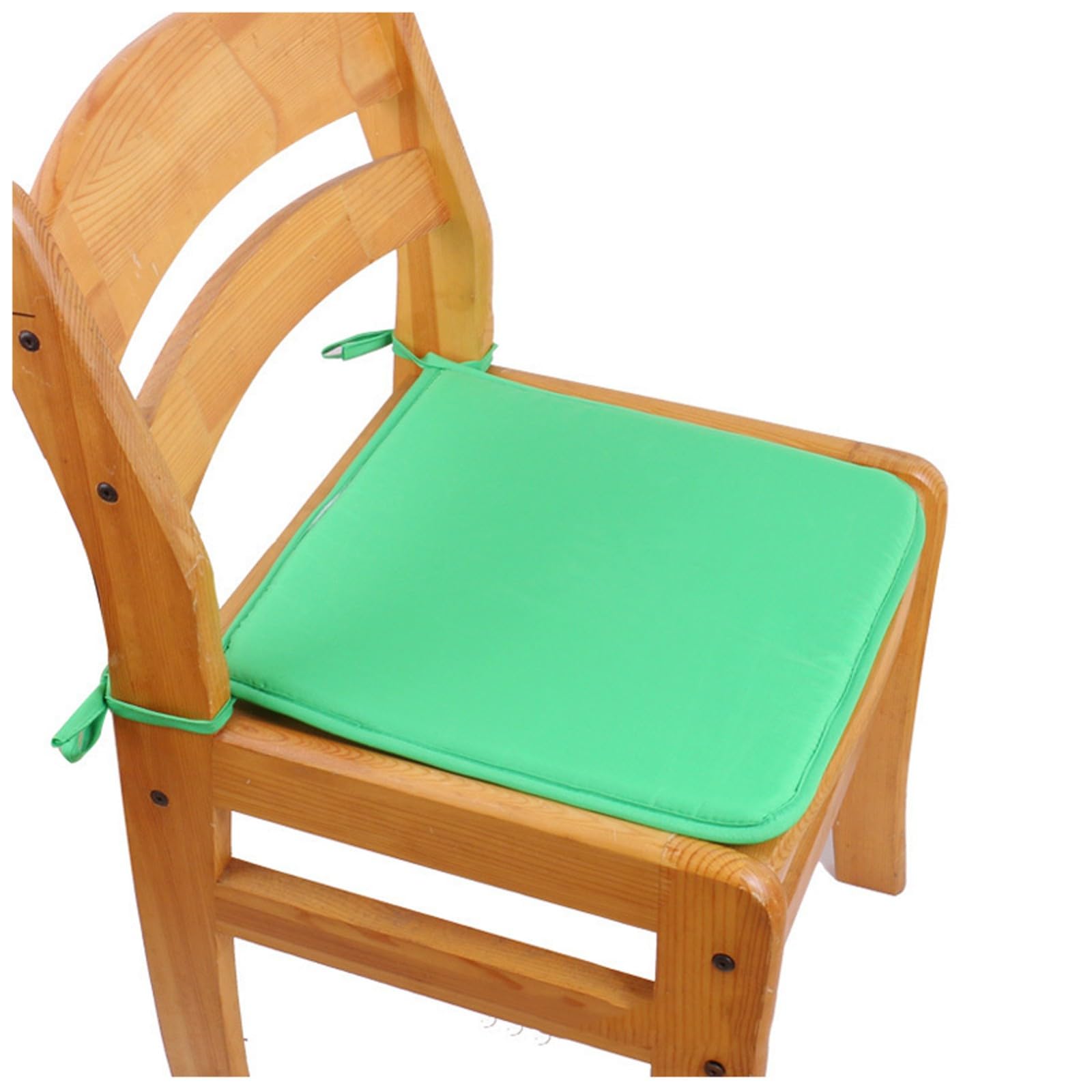 Set of 6 Chair Cushion with Ties, Square Seat Pad for Dining Chair for Office Outdoor Kitchen Dining Room Patio Garden Chairs Bench 11,Set of 6