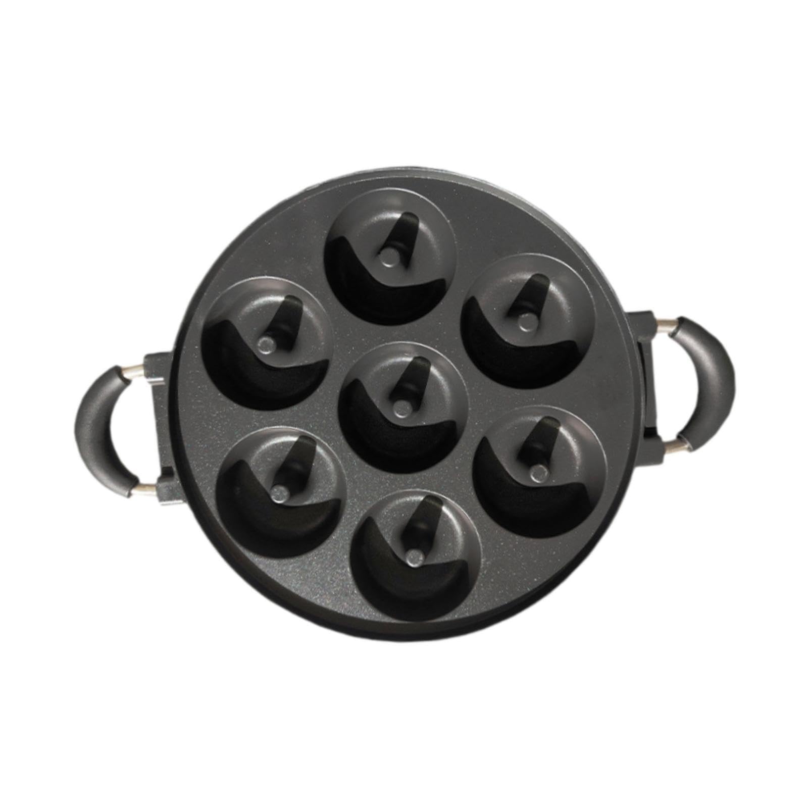 Generic Donut Baking Pan Donut Maker Pan Anti Scald Homemade Breakfast Maker Mini Waffle Maker for Tea Party Brunches Snack Household