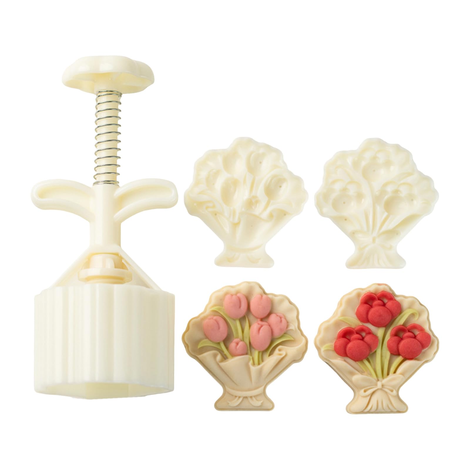 Tsophreniq Dessert Molds Pastrys Making Molds Flower Shape Baking Accessory Maker ABS Texture Suitable for Baking Tool