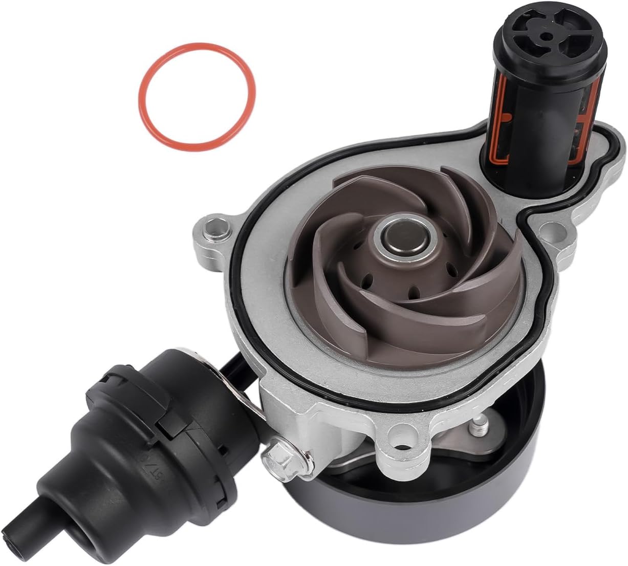 11518638026 Engine Water Pump Assembly + Water Pump Seat Replacement for BMW 120i 125i 220i 225i 320i 330i 420i 425i 430i 525i 530i 630i 730Li xDrive25i xDrive30i OE# 11517644809