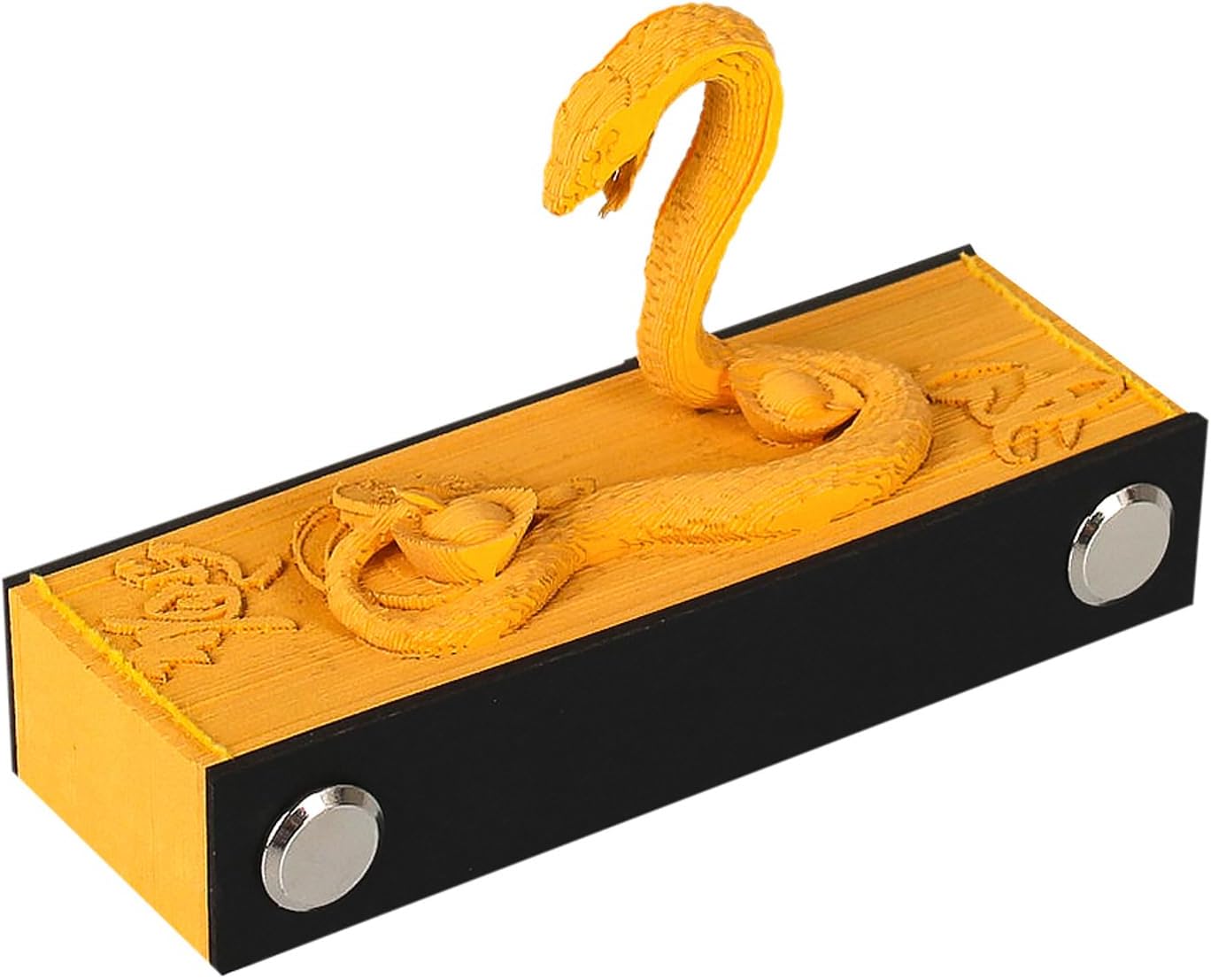 3D Notepad Mini Twelve Zodiac Animal 3D Memo Pads Block Notes 3D Art Paper Carved Sticky Notes New Year Gift,Snake