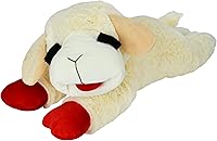 Multipet Lamb Chop Jumbo 24" Squeaky Plush Dog Toy - Extra Soft Stuffed Lamb for Large Dogs, Cuddling & Play
