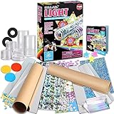 Twins Kaleidoscope Kit for Kids, FunKidz DIY Kaleidoscope Making Craft Kit with Prism Gift Optical Illusion Science Experiment Educational STEM Toy