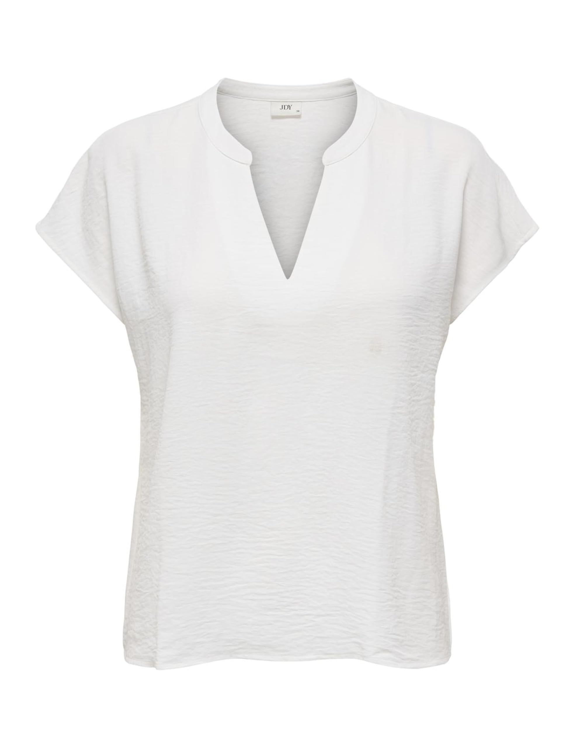 JDY Womens Jdylion S/S Top Wvn Noos Blouse, Cloud Dancer, 8 UK