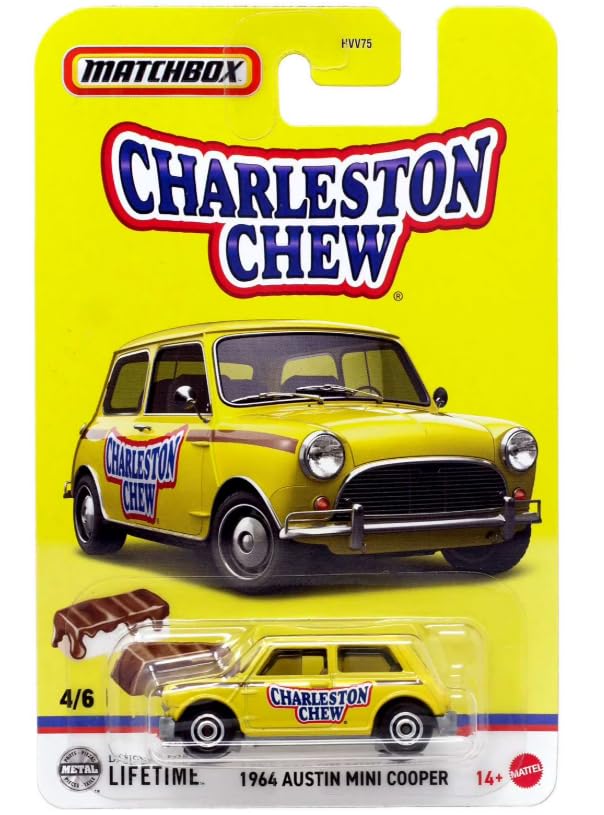 Matchbox Candy Cars 1964 Austin Mini Cooper 1:64 miniatura 1