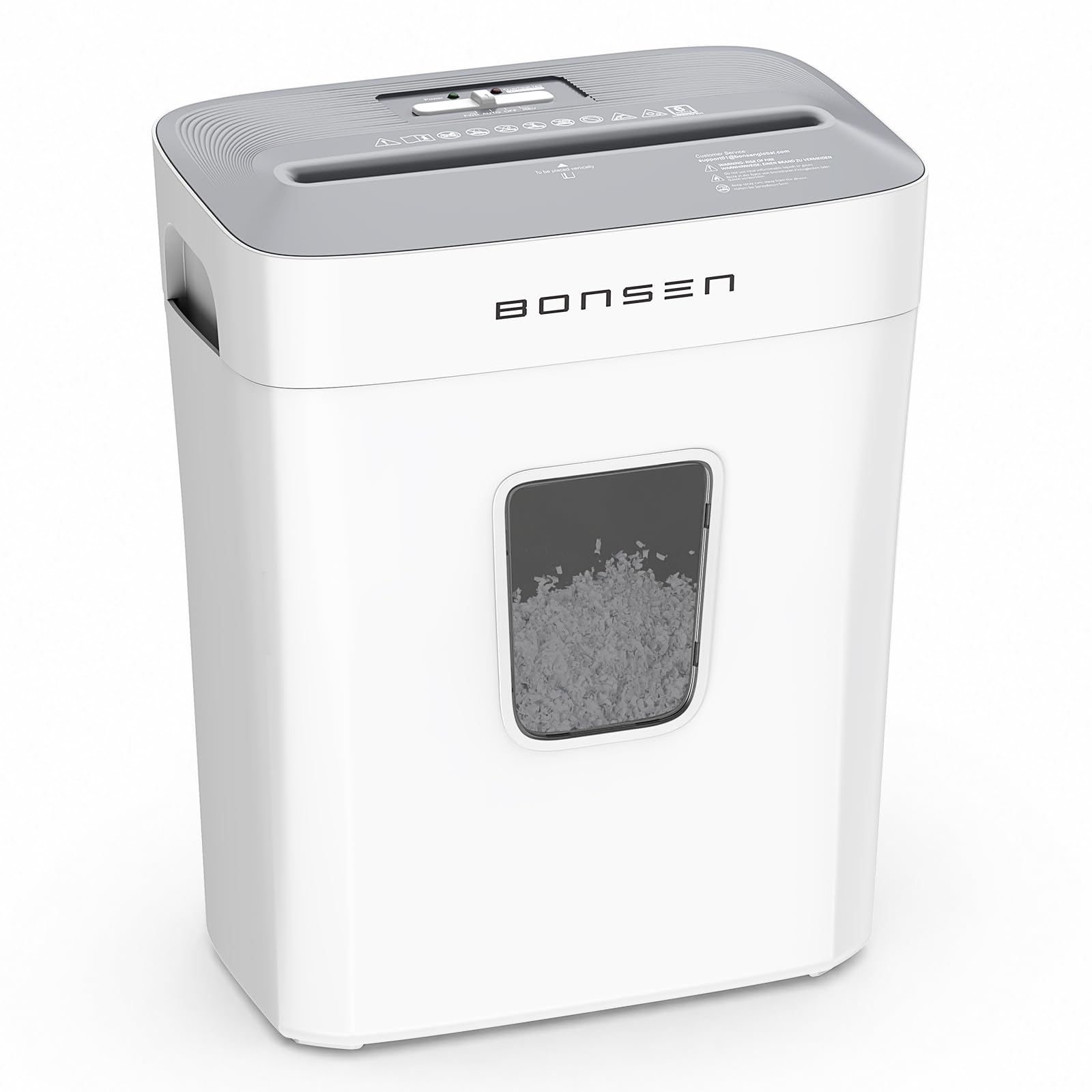 BONSEN Niszczarka do dokumentów 6 arkuszy S5201-W