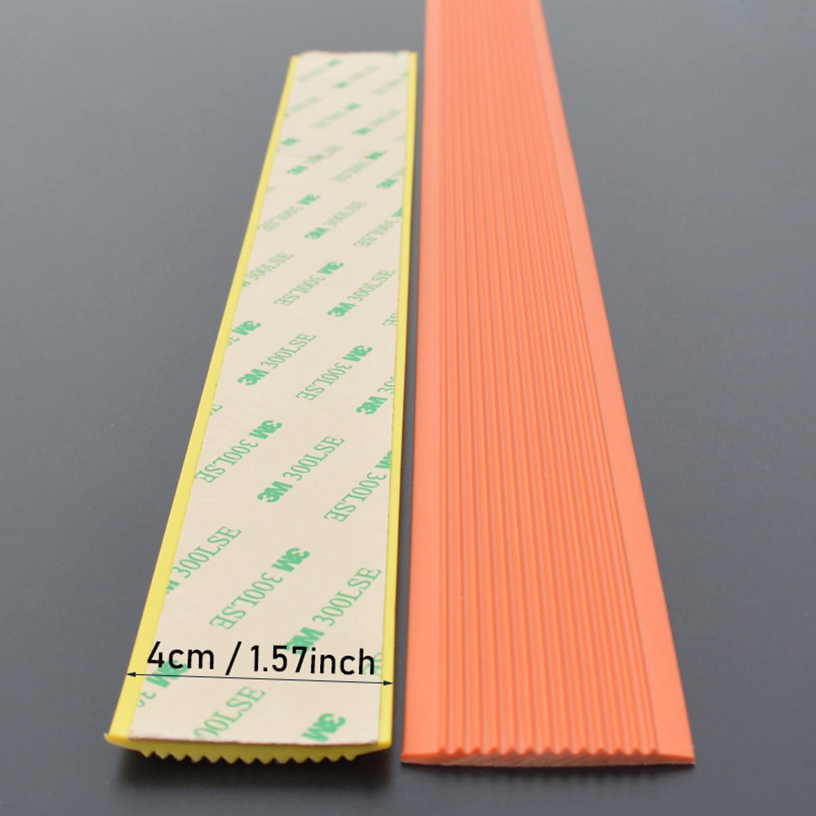 Tapajuntas Suelo/Perfil de Transición Antideslizante Autoadhesivo Peldaños De Escaleras Tiras De Pasos, 4 Cm De Ancho Tira De Transición De Piso, Cinta Antideslizante para Bajo Techo, En Exteriores