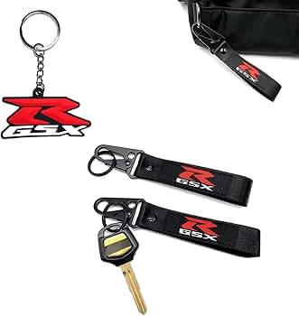 アクセサリー KIK Amazon.com: XIDAODIT Motorcycle Key Ring 3D Embroidery Keychain