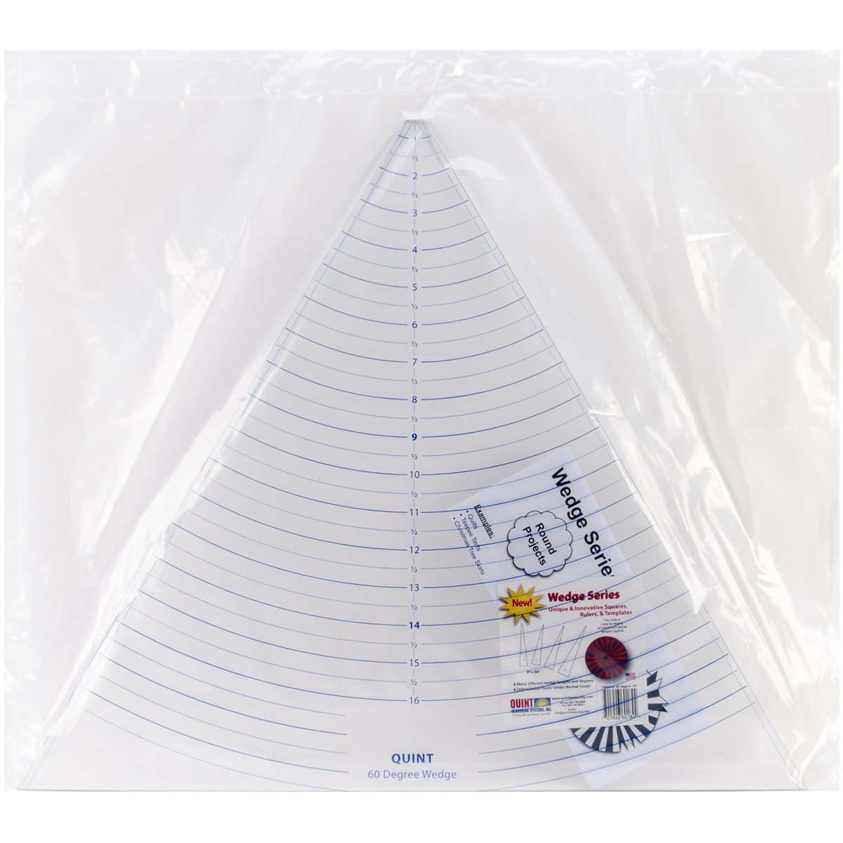 Quint Measuring SystemsCircle Wedge-60 Degrees, 1-Inch Measuring with 18-Inch Long