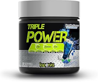 pre workout powder | Triple Power Pre Workout (Blue Raspberry, 30 servings)