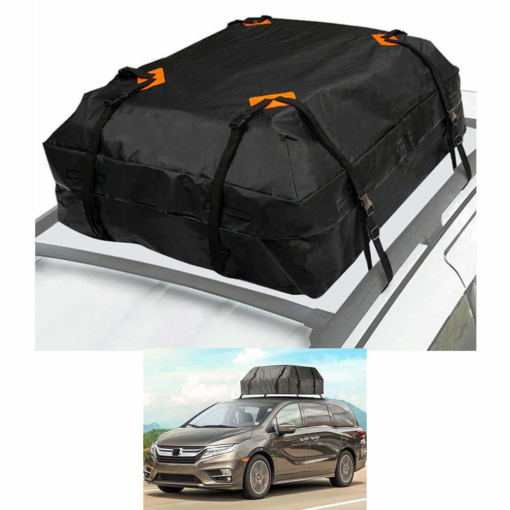 Yinjieeur Car Roof Bag For Volvo C30 C40 C70 Ex30 Ex90 S40 S60 S80 S90 Spa,Waterproof Roof Luggage Carrier,Durable Roof Storage Bag For Car,Easy To Install Roof Box,Car Roof Cargo Bag For Travel