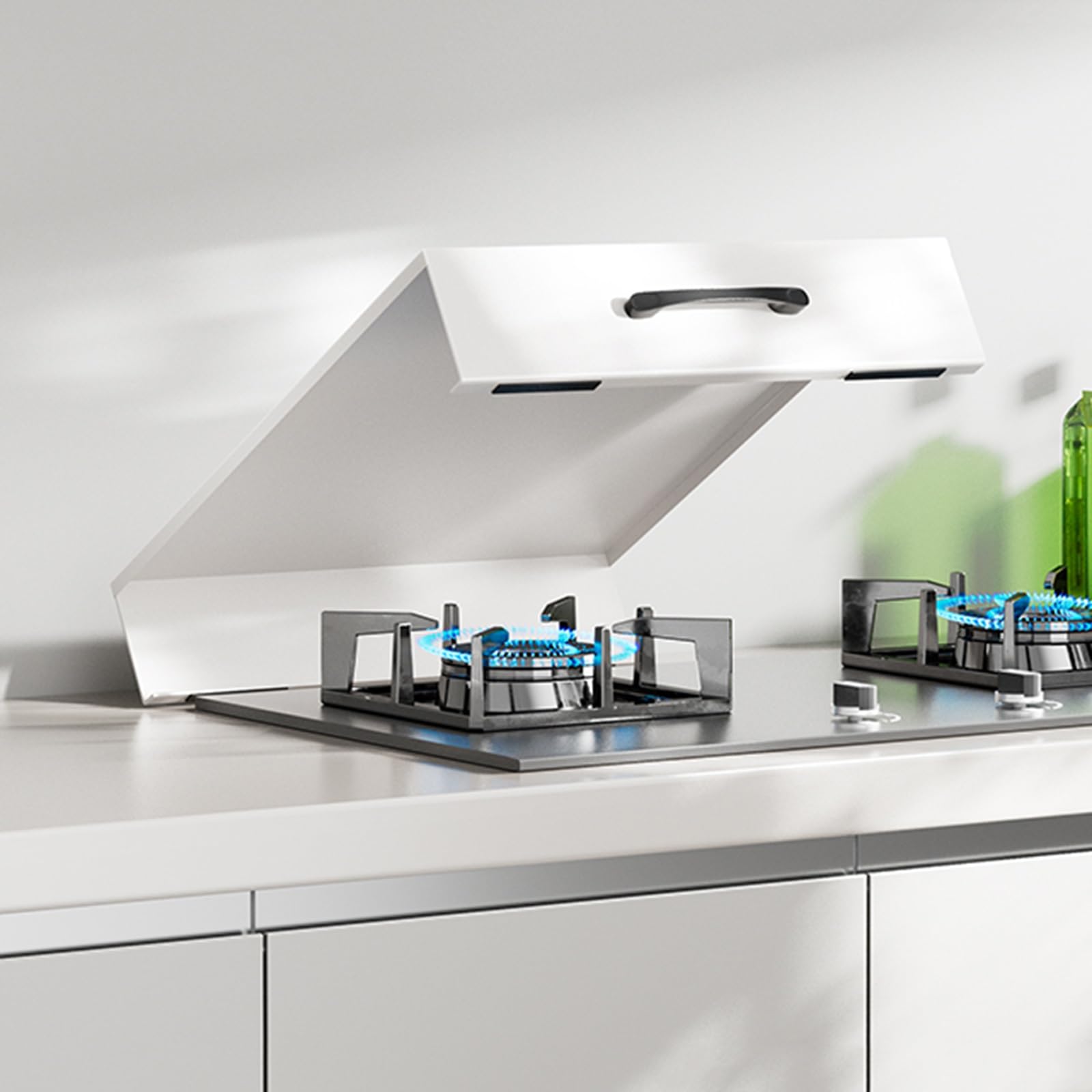 Stół do makaronu na drewno do pieca na drewno deska do krojenia deska do krojenia z uchwytami, osłony na gałki kuchenne, trwałe i łatwe do czyszczenia blaty (biały, 45x35x9cm/18x14x4in)