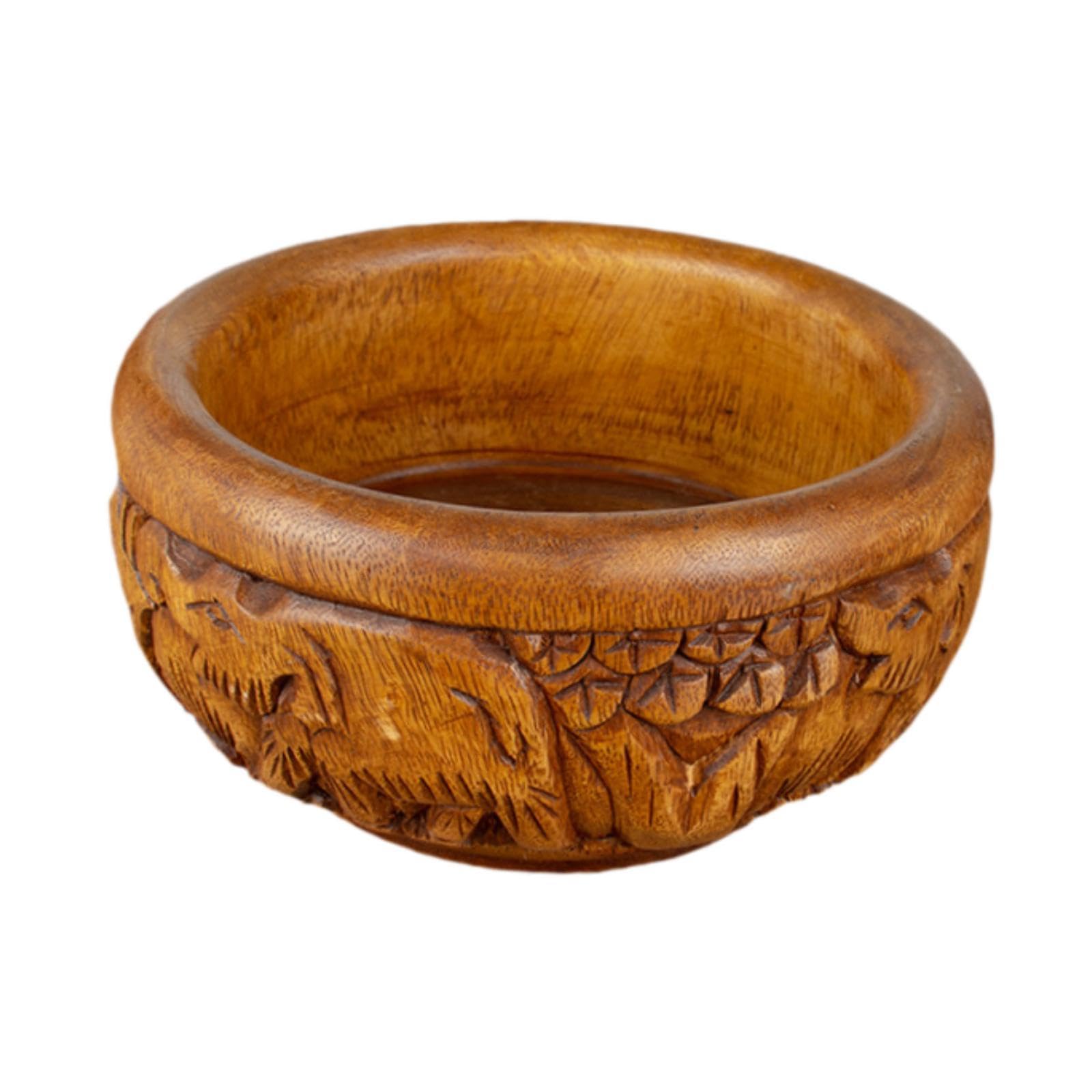 Bowl en bois salad bowl spacieux céréales entrée mixage