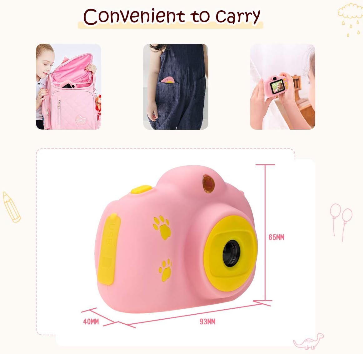 Best Promo Kids Toys Video Camera, Kids Selfie Camera Digital Video Recorder 2.0 IPS Screen HD 1080P,Birthday for 3-8 Year Old Boys Girls, Including 32GB SD Card(Peel Off Scratch Protect Film) Get Discount 70% Price Kids Toys Video Camera, Kids Selfie Camera Digital Video Recorder 2.0 IPS Screen HD 1080P,Birthday for 3-8 Year Old Boys Girls, Including 32GB SD Card(Peel Off Scratch Protect Film)