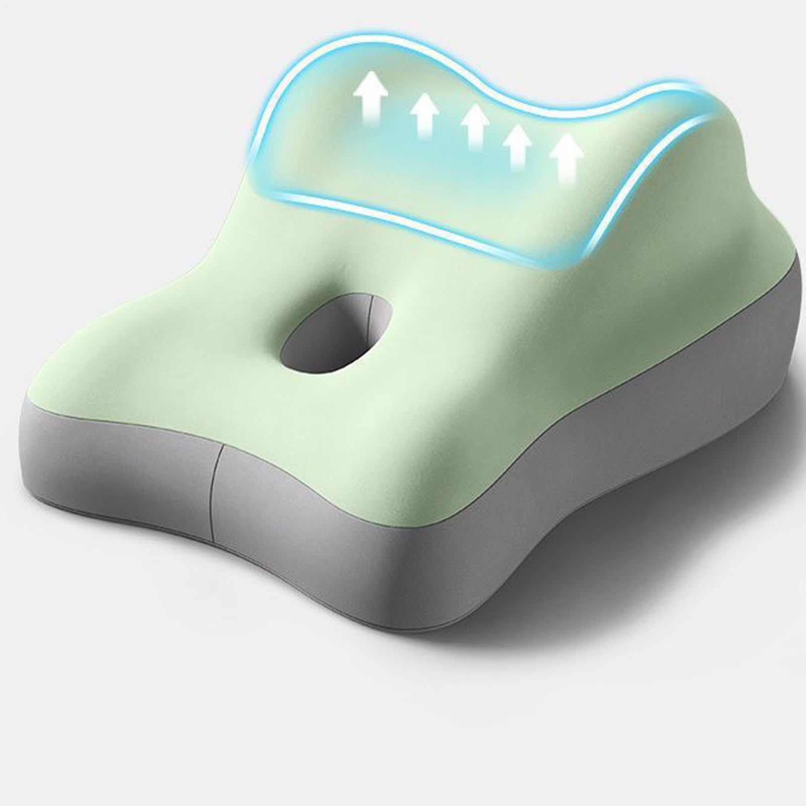 Cuscino Supporto Ispessito E Portatile | Cuscino Ergonomico In Schiuma A Basso Profilo Per Letto, Divano, Sedia E Per Chi Rimane Seduto A Lungo: Lavoratori, Donne,