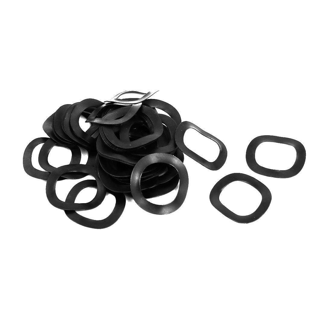 Aexit 14mm diametro interno 21mm diametro esterno 0.4mm spessore acciaio al carbonio tipo a compressione rondella ondulata 50 pz ID: 826395