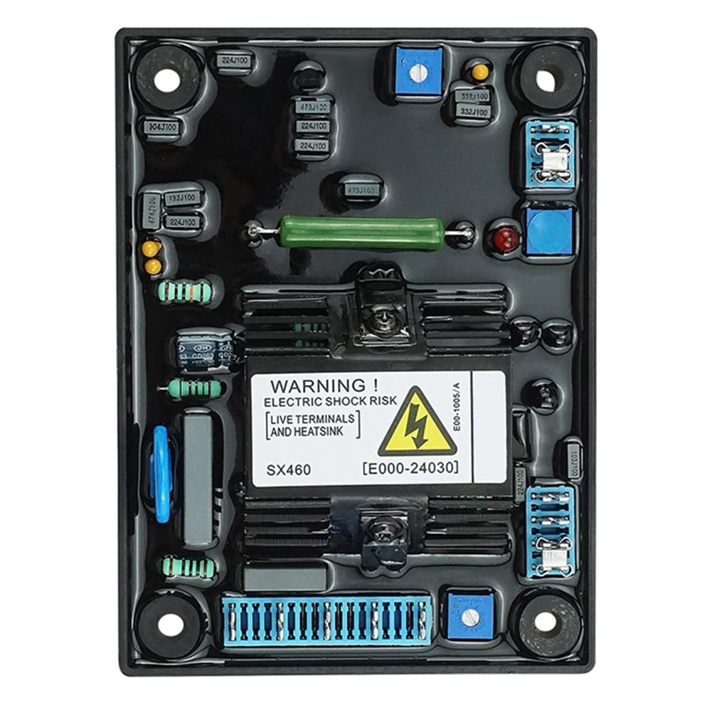 SX460 E000-24602 Modulo Regolatore di Tensione Nero Modulo Regolatore di Tensione PCB Regolatore di Tensione Automatico Parti del Generatore AVR