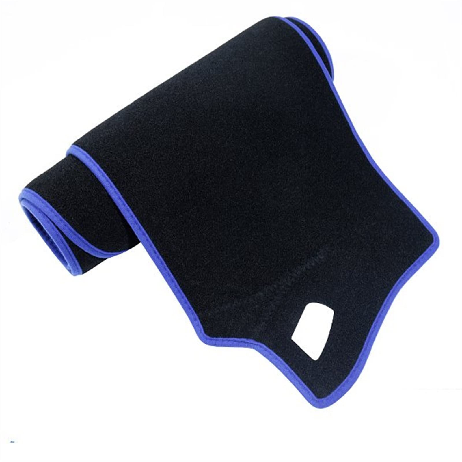 Almohadilla Parasol Para Toyota Para Wish AE20 2010 2011 2012 2013 2014 2015 2016 2017 Cubierta Protectora Para Salpicadero Evitar Alfombra Ligera LHD Cubierta Estera del Tablero ( Color : Blue Edge )