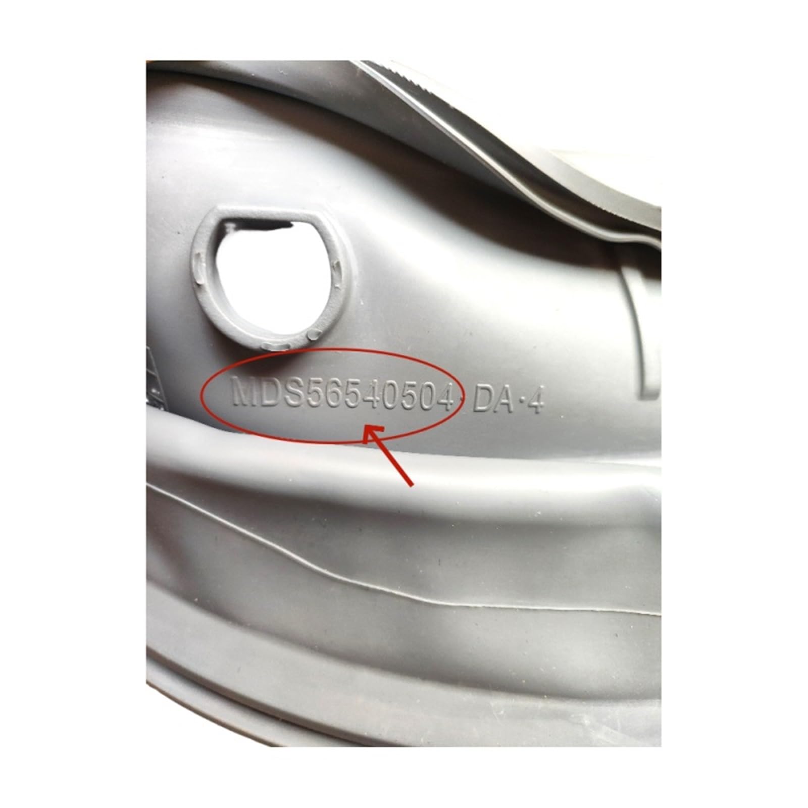 Anello Di Tenuta for Porta, Compatibile for LG, MDS56540501 MDS56540504 Parti Di Ricambio for Rondelle In Gomma Di Tenuta for Lavatrice A Tamburo Impermeabile(MDS56540504 1pcs)