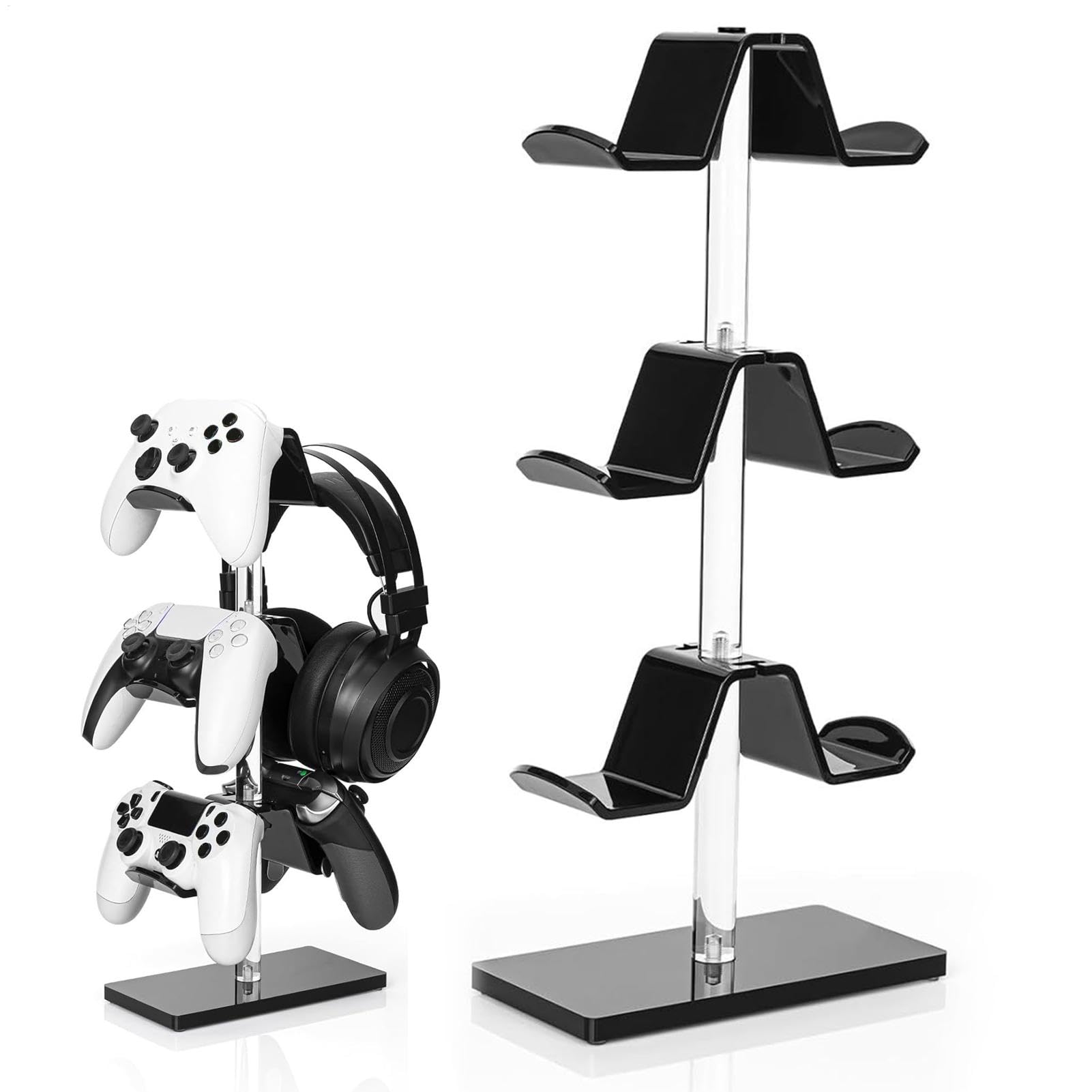 Colgador de auriculares para mesa que soluciona la falta de espacio y protege tus mandos de juego 8