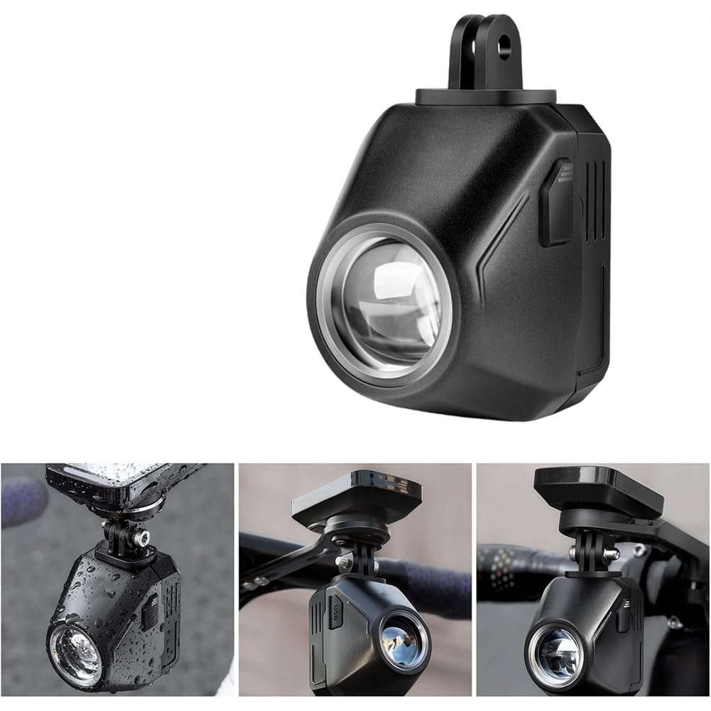 Luz de Bicicleta de Carretera Resistente Al Agua, Potente Delantero para Bicicletas, Luz Colgante con Control Remoto, Potente Delantero.