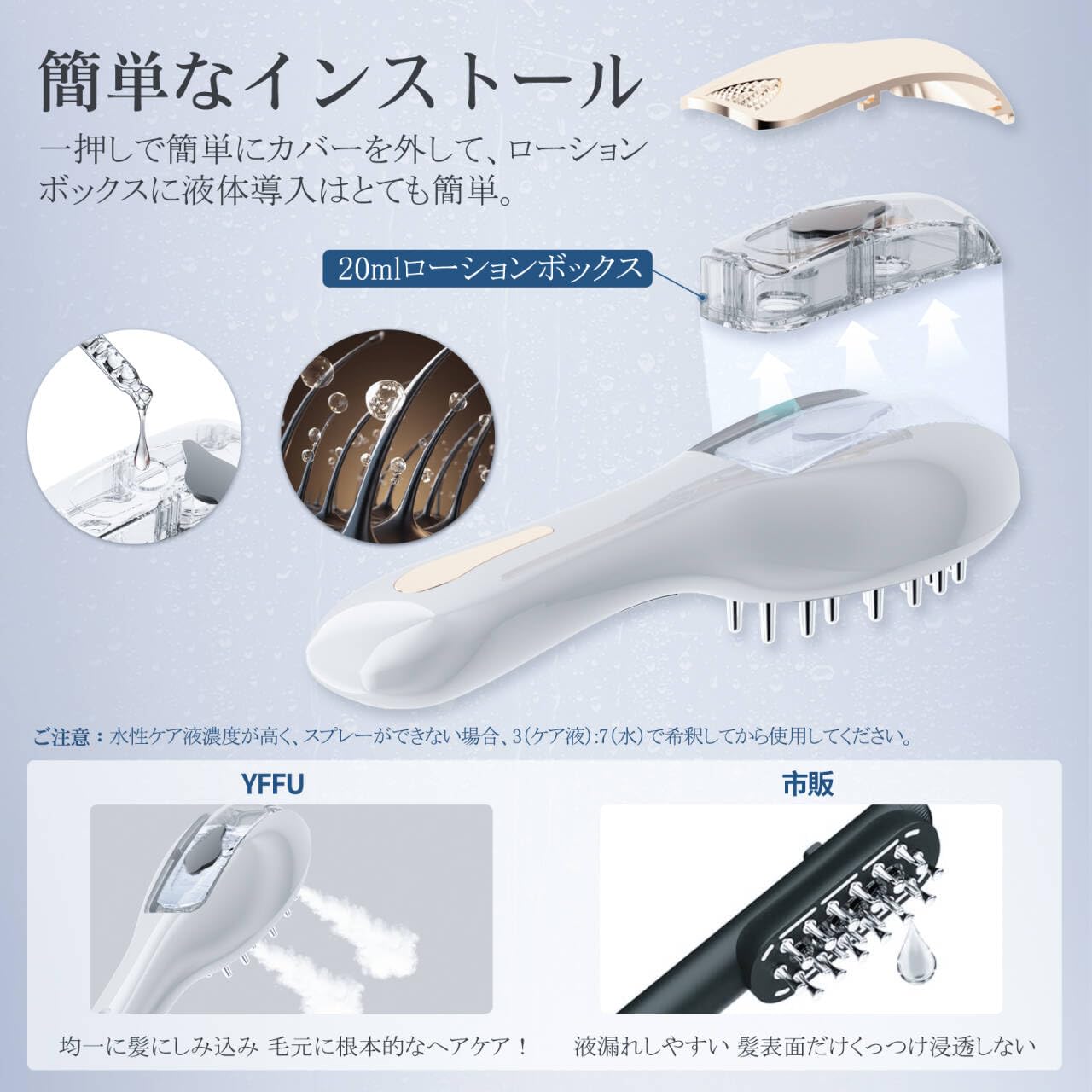 Amazon.co.jp: 電気ブラシ 【頭皮ケア専門家佐藤監修】頭皮ブラシ 青