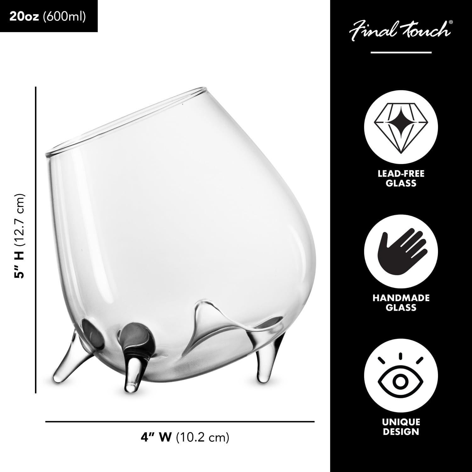 Relax Cognac Glasses - Set of 2 -3 Relax Cognac Glasses - Set of 2 -3