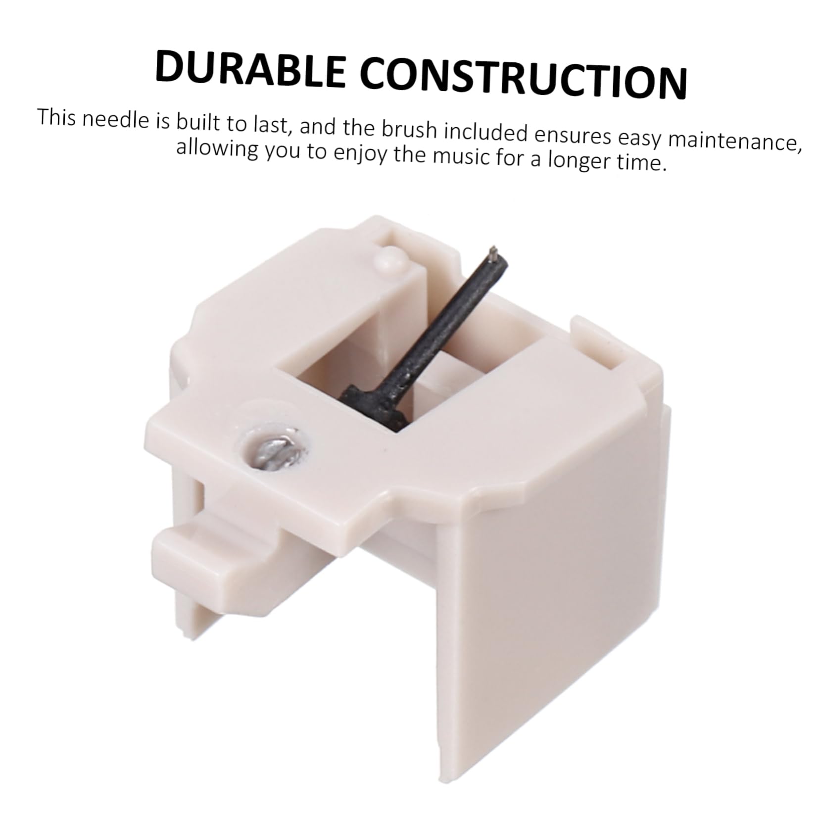 YARNOW 1 Set Stilo Precisione e Spazzola per Pulizia Compatibile con Maggior Dei Turntable Costruzione Resistente e Installazione Facile