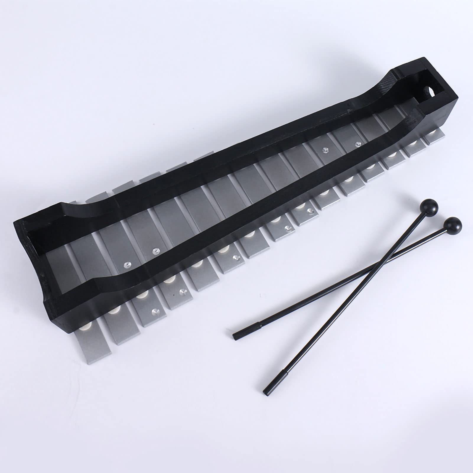 Generic Kit Glockenspiel en Aluminium 15 Tons, Facile à Transporter pour L'éveil de L'éducation Précoce