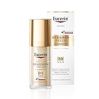 Eucerin Hyaluron-Filler + Elasticity 3D Serum 30 ml, Siero viso antirughe e antimacchie
