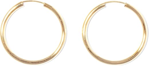 Parnika Gold Plated Silver Hoops Silver Bali Silver Earrings in Pure 92.5 Sterling Silver for girls/women