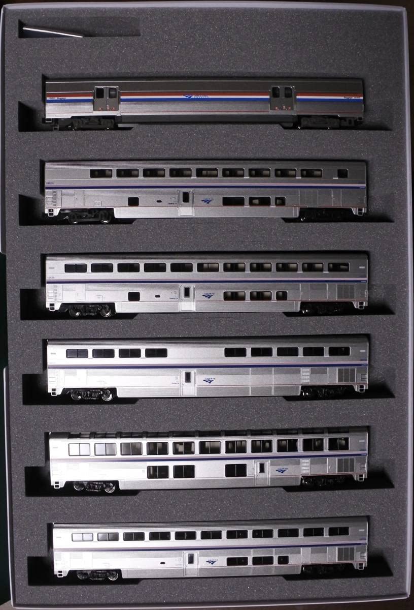 KATO Amtrak Superliner I Phase VI 6両セット KATO Amtrak Superliner I Phase VI 6両セット KATO Amtrak Superliner