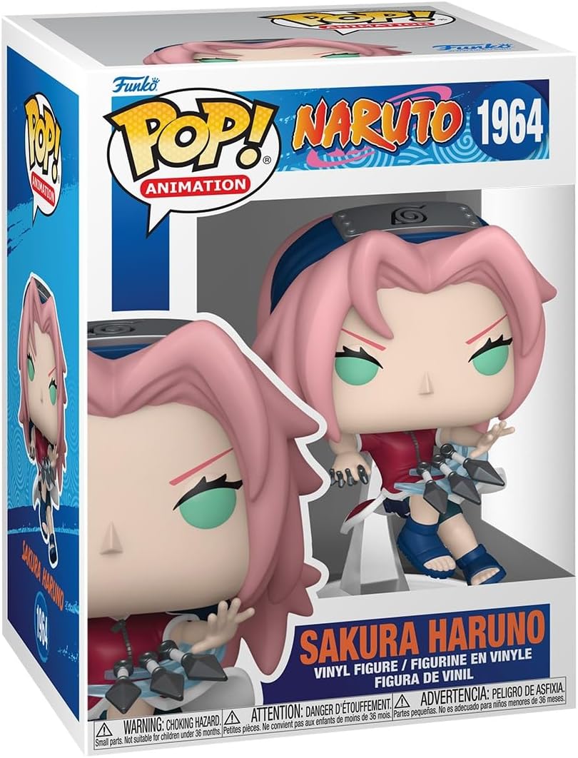 Funko POP! Animation: Naruto Classic - Sakura Haruno | Official Anime Merch - Collectable Vinyl Figurine for Shelf Display - Birthday Gift Idea for Fans and Collectors
