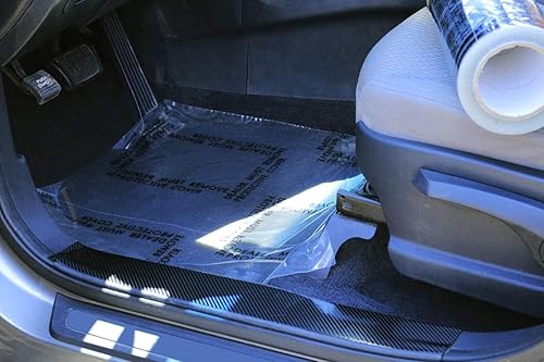 Miniatura 1 de Adhesivo avanzado de Tek. Se adhiere a más alfombras de vehículos. Cantidad 114 alfombrillas. ArmorDillo 'Dealer Must Remove' de 4 mil