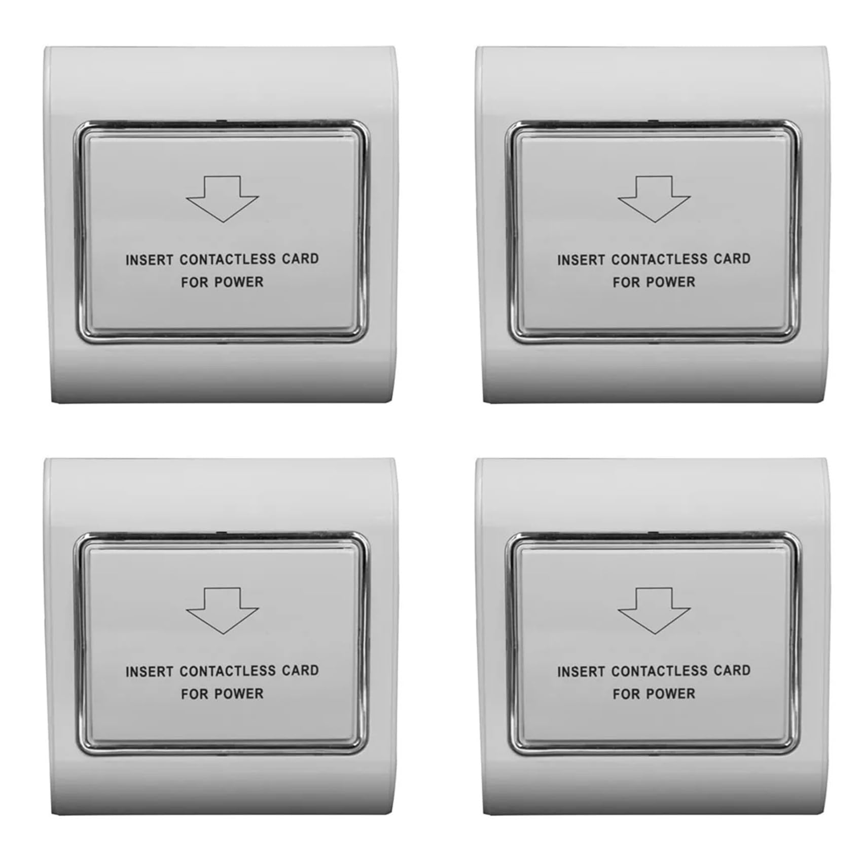 4X Hotel Power Switch Delayed Power Off -Saving Induction Card Three-Wire Induction 40A Low Frequency 220V