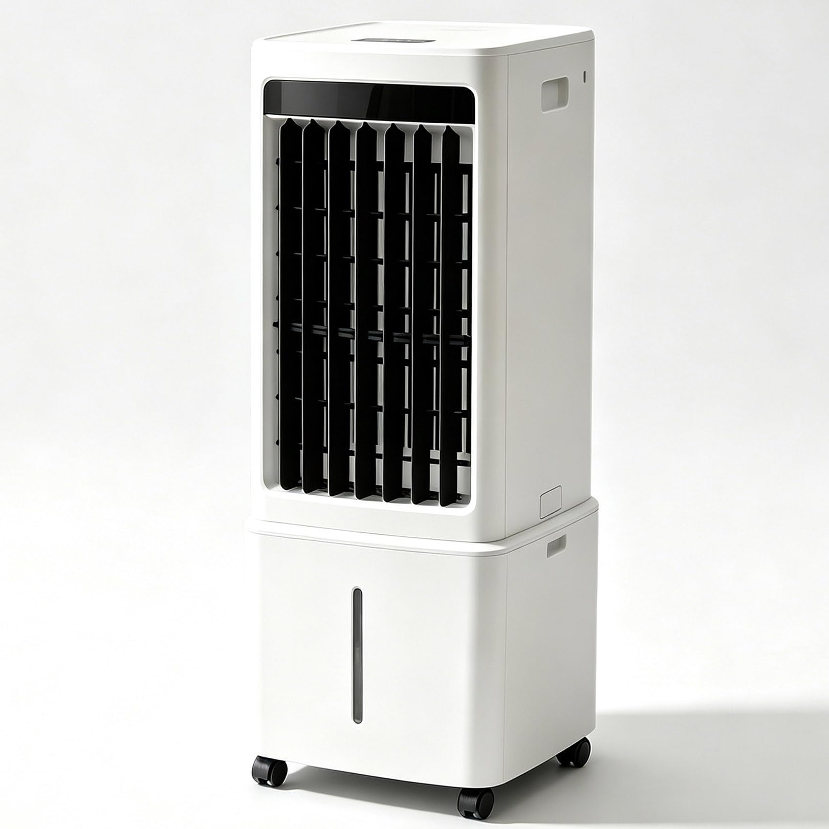 12L Mobile Air Conditioner, Humidifier Cooling Fan, 3 Mode & 3 Speed, 12H Timer, Remote Control, Evaporative Air Cooler for Home Office Bedroom Kitchen