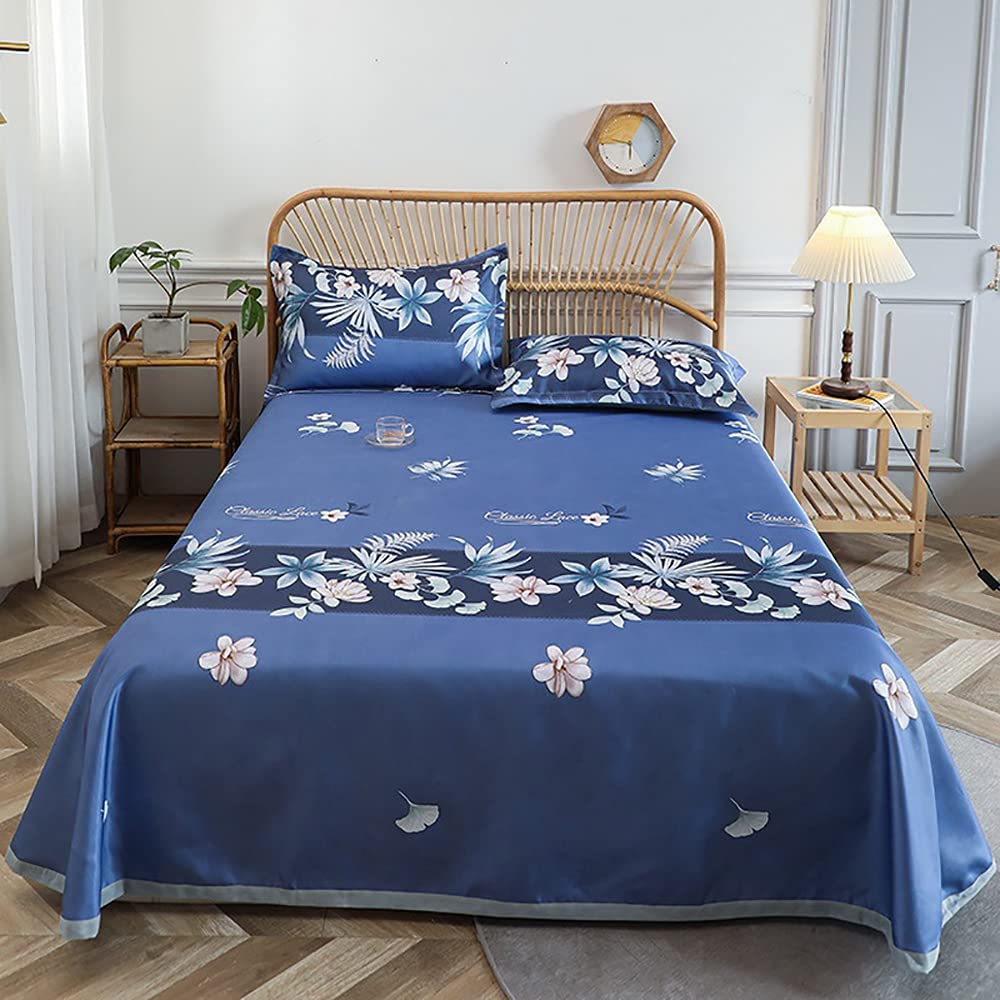 Tapis d'été en soie glacée pour des nuits fraîches et sereines