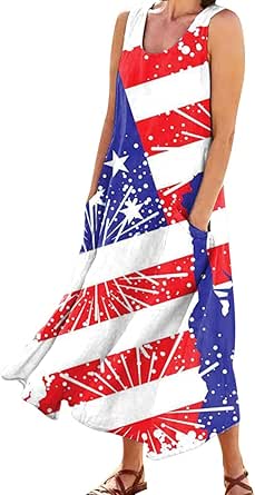 Vestito Lungo Donne Senza Maniche Estate - Maxi Abito Casual In Viscosa, Sexy E Comodo - Foto 8