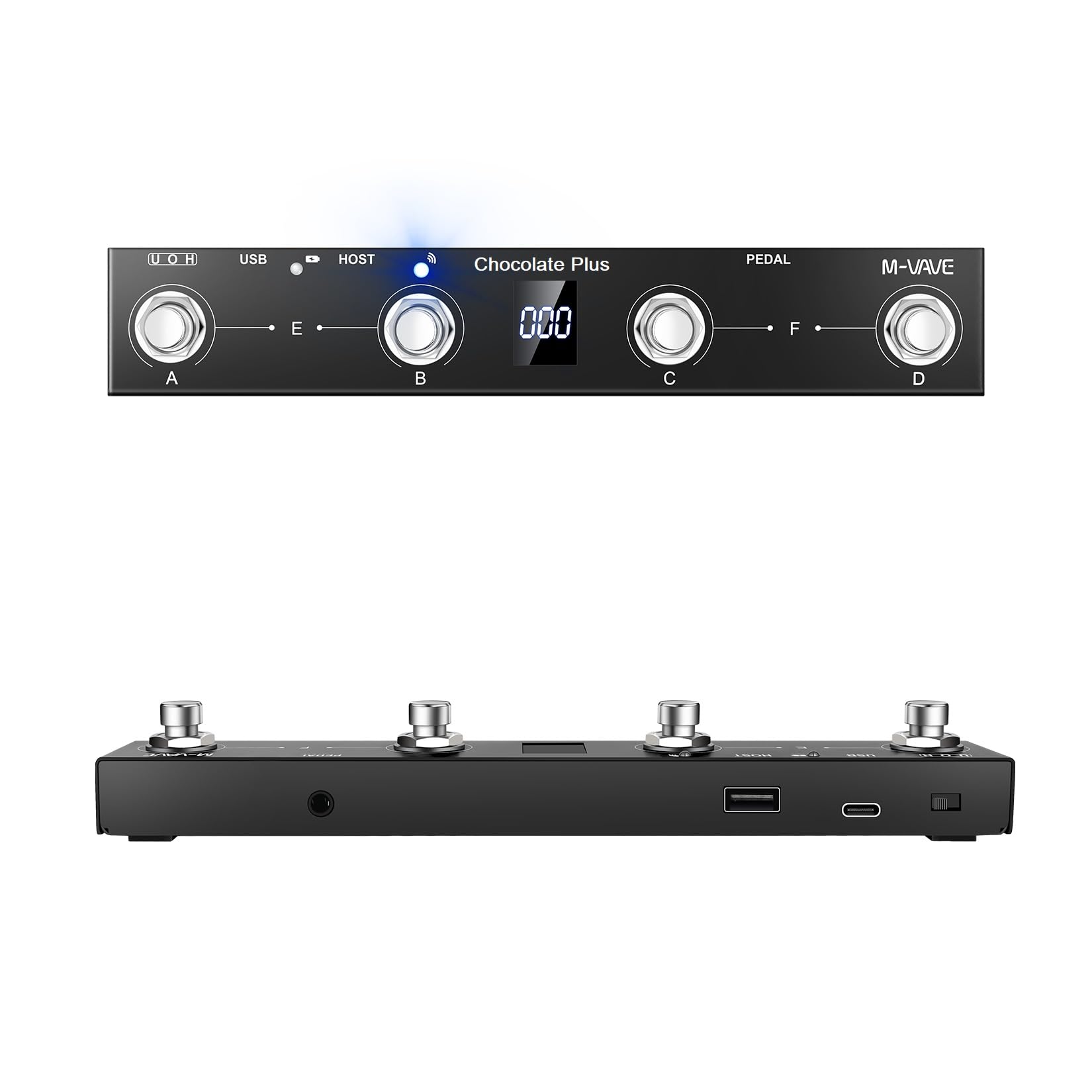 M-VAVE Pocket AMP + Chocolate Plus セット Amazon.com: M-VAVE Chocolate Plus Wireless MIDI Foot Controller 4