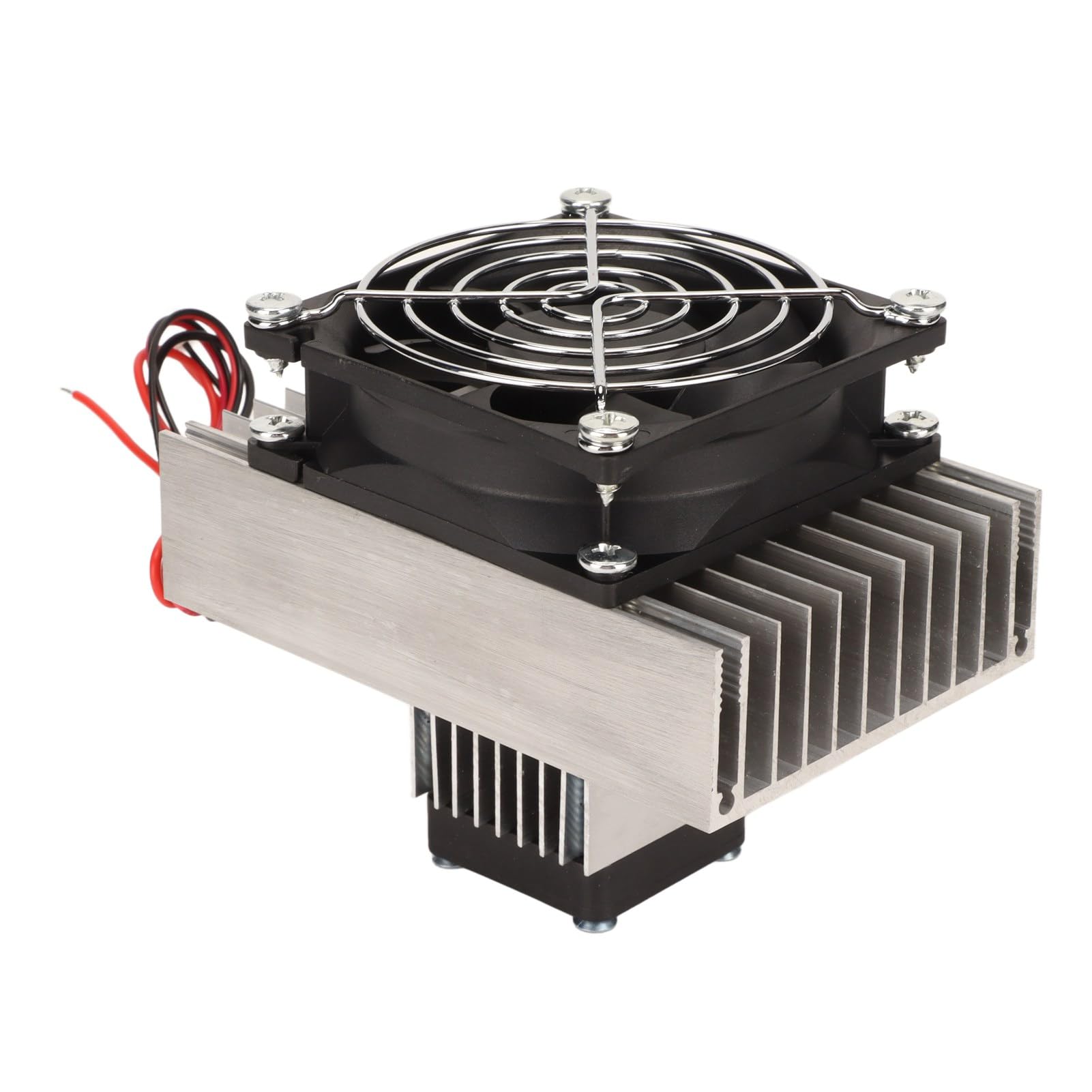 Thermoelektrisches Kühlsystem, Großflächiger Kühlblock für Schnelles Abkühlen, Geräuscharmer Halbleiterkühler-DIY-Bausatz mit Lüfterkühlung für -Klimaanlage 12 V